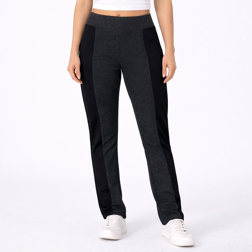 Boom Boom Jeans Charcoal and Black Straight Leg Pants